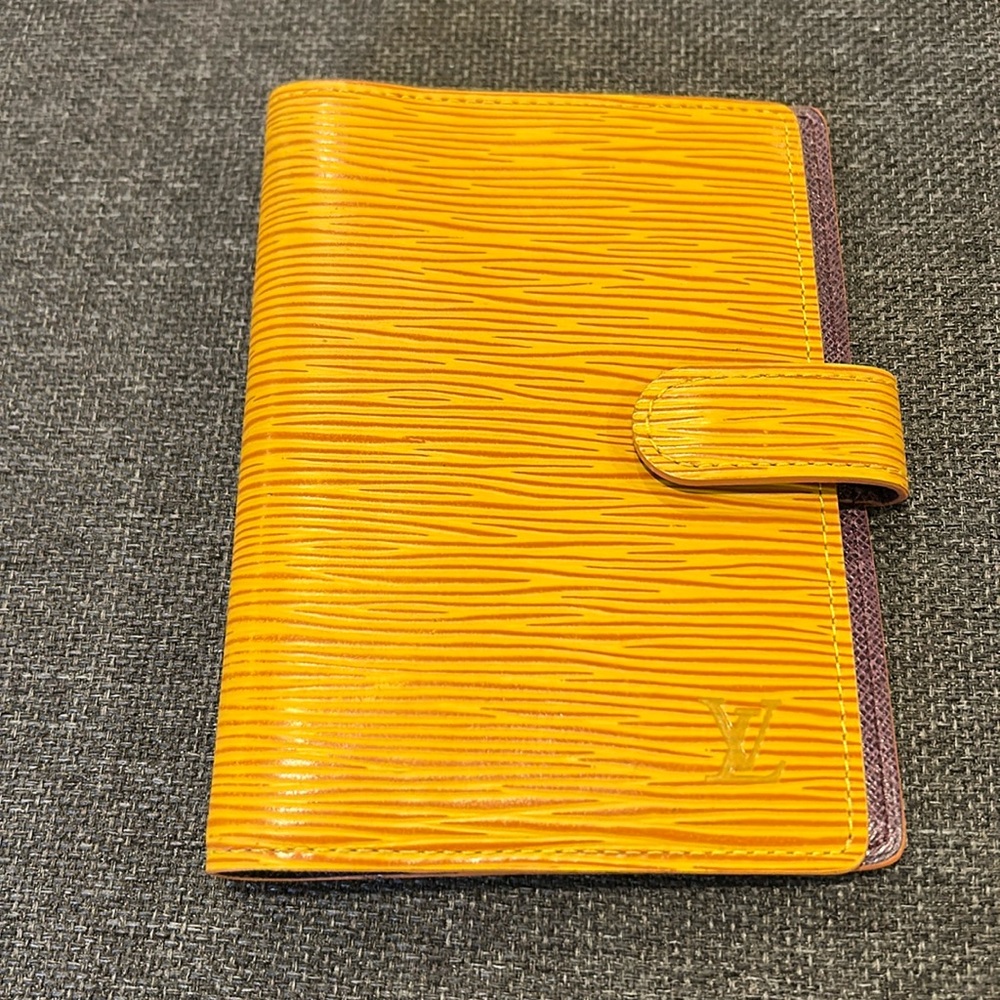 NWOT!! Louis Vuitton Yellow and Purple Key & Card Holder